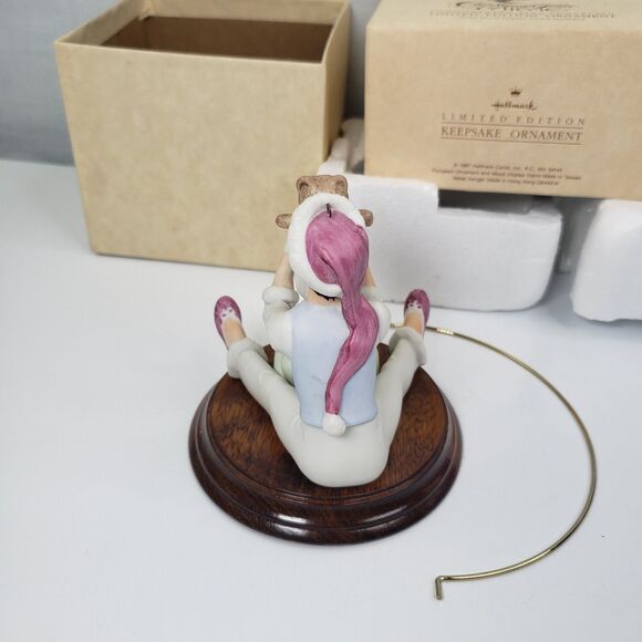 Hallmark Keepsake 1987 Christmas Time Mime Hand Paint Limited Edition Ornaments - Picture 13 of 16
